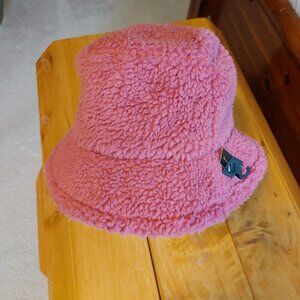 NWT PINK SHERPA BUCKET HAT